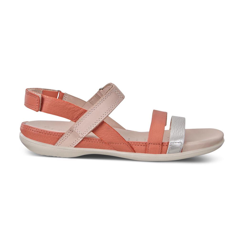 Ecco Flash Silver Apricot Womens Sandals Silver Rose Apricot - India FJH-069153